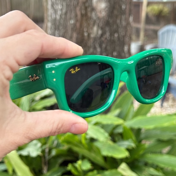 New authentic Ray-Ban ASAP rocky puffers polished Green Sunglasses - Picture 10 of 11